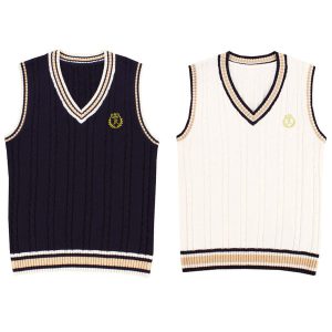 JK school embroidery sweater vest