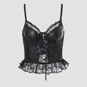 Doll in darkness lace camisole