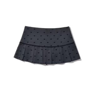 Sweetheart ballet core pleated skirt