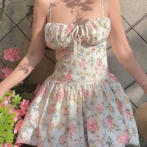 Garden fairy floral cami dress