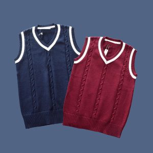 JK school uniform sweater vest