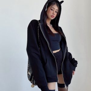 Sweet Cool Devil Oversized Hoodie