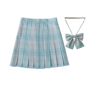 [Fairy Mint] JK vintage plaid uniform skirt