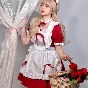 Classic lolita heart maid dress