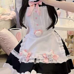 Kawaii plushies lolita maid dress