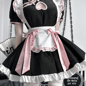 Cheongsam heart maid dress