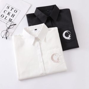 JK uniform bunny moon blouse