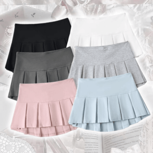 Soft summer mini skirt