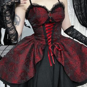 Rose at darkness gothic lolita dress