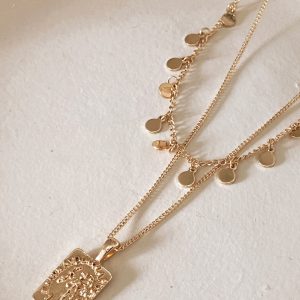 Alice Pendant Necklace - Gold