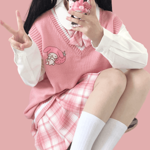 Cinnamoroll Melody Kuromi sweater vest
