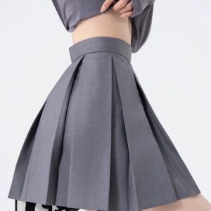 Classic pleated JK uniform skirt