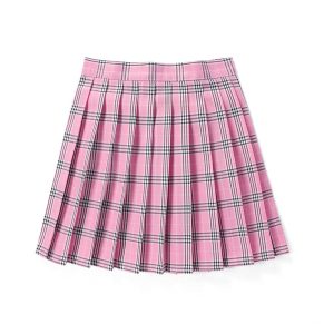 [Pink] Jk vintage plaid seifuku uniform skirt